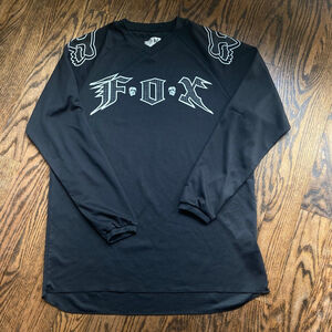 Men's Fox Racing Long Sleeve Shirt Size M Black